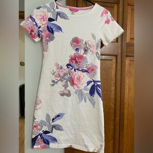Joules Floral Print mini dress 6 S Small